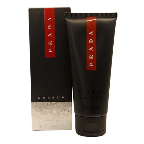 prada carbon shower gel.